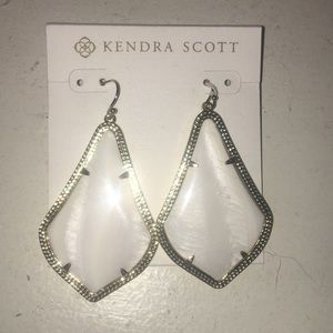 White Kendra Scott Earings
